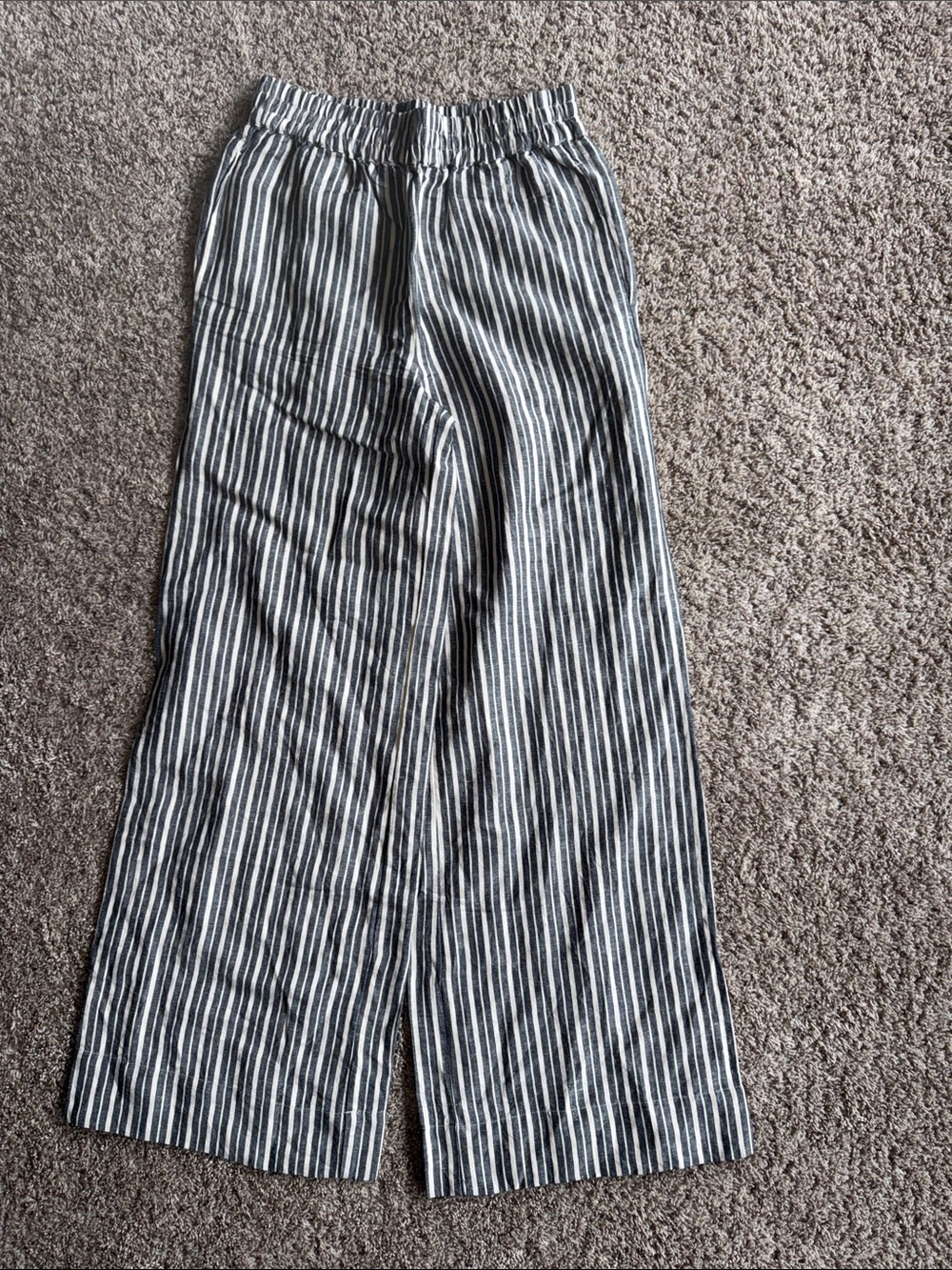 Evereve linen Sophia high rise wide leg pants size small